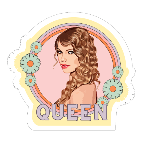 Queen Tay Klistremerke