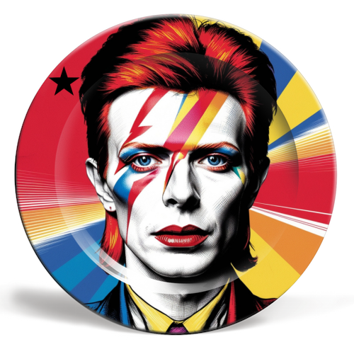 Bowie Pop Art Tallerken