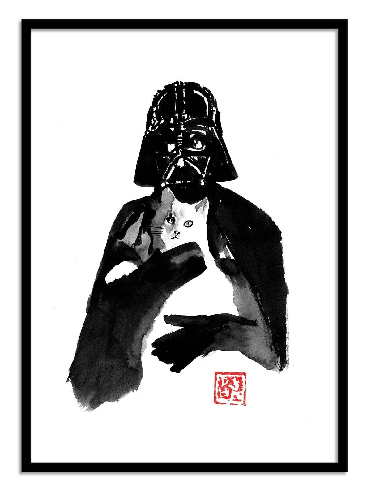 Darth Vader and Cat Plakat