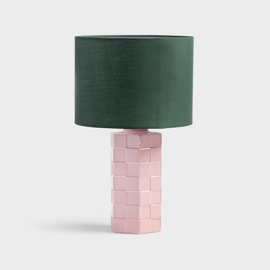 Check Pink Lampe