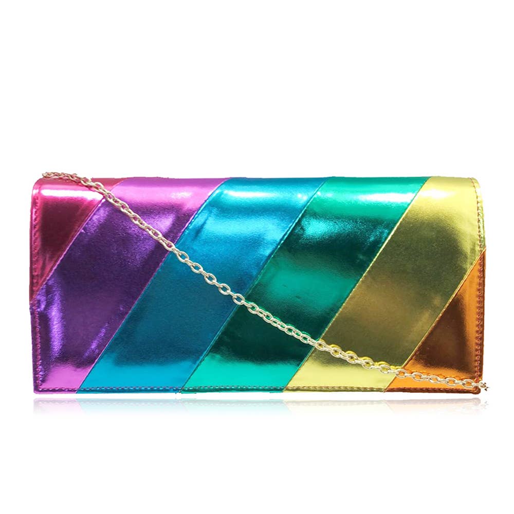 Aurora Rainbow Clutch