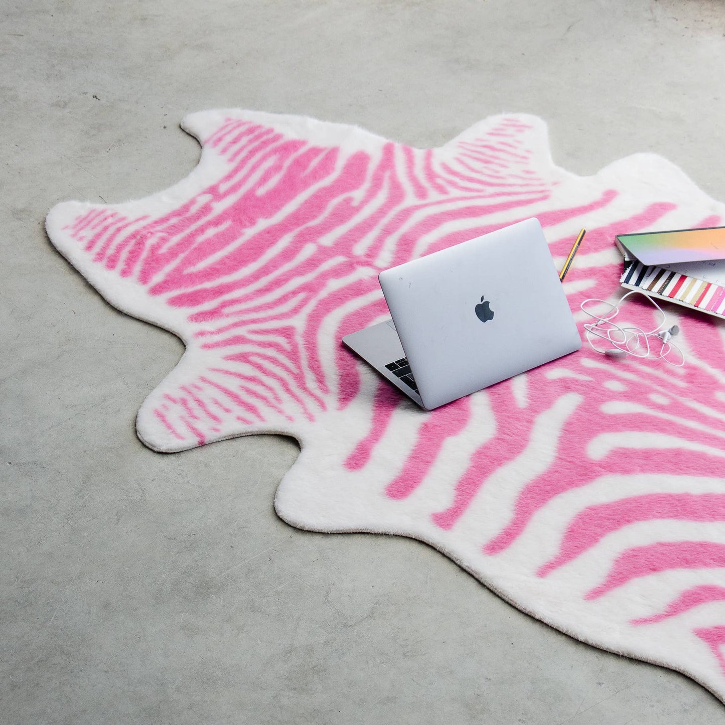 Pink Zebra Teppe