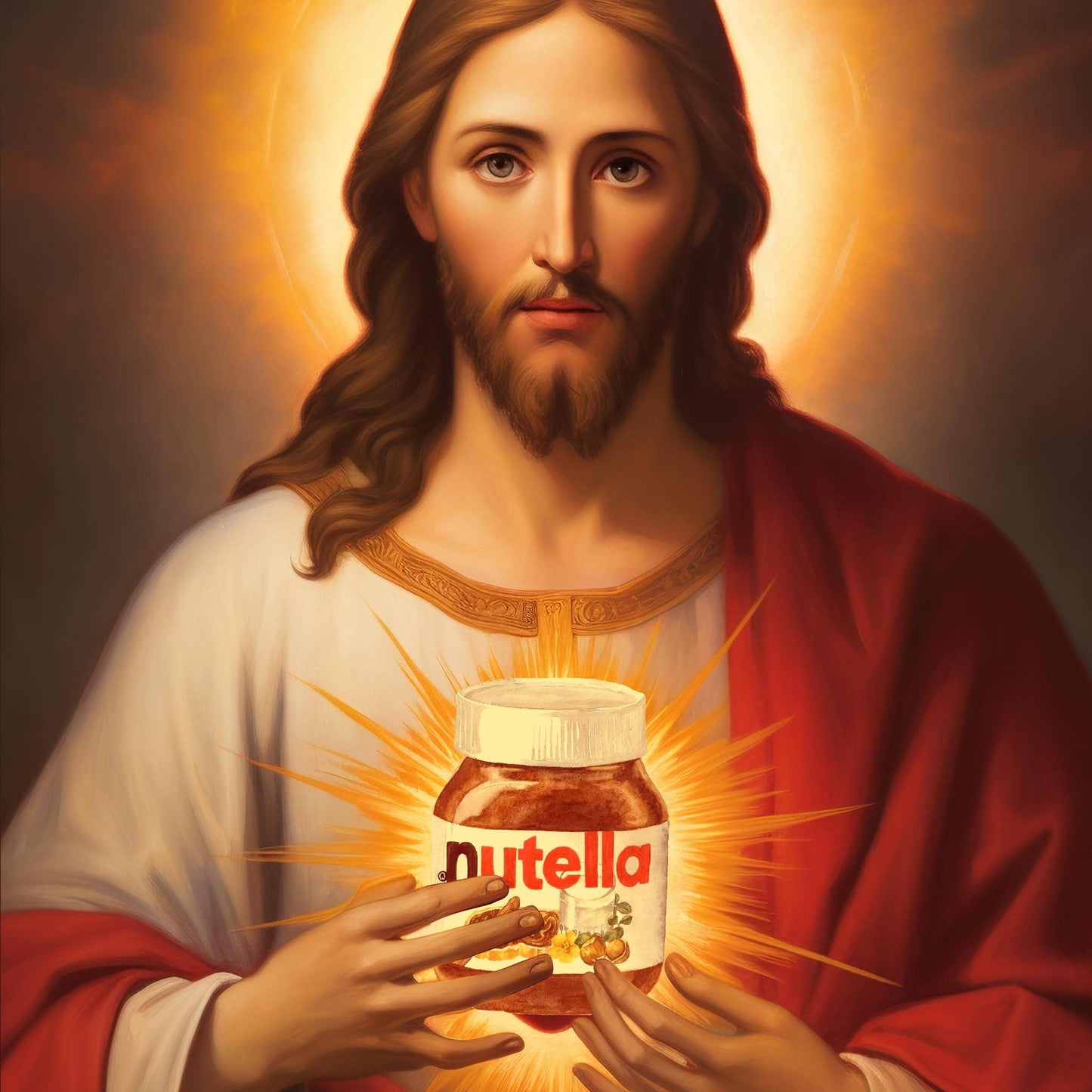 Nutella Jesus Plakat