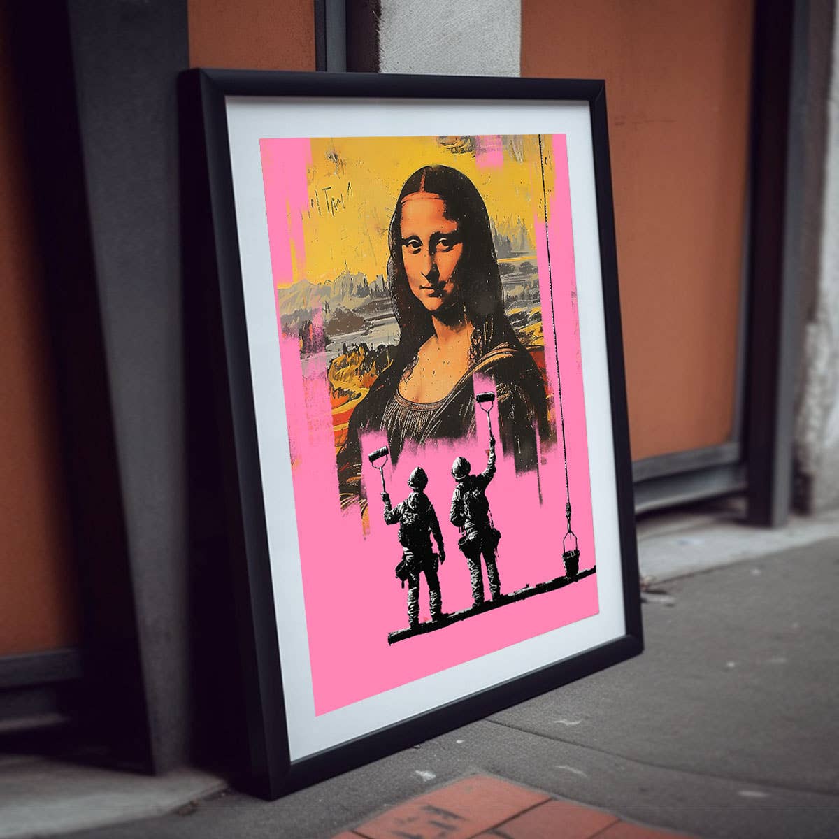 Mona in Pink Plakat