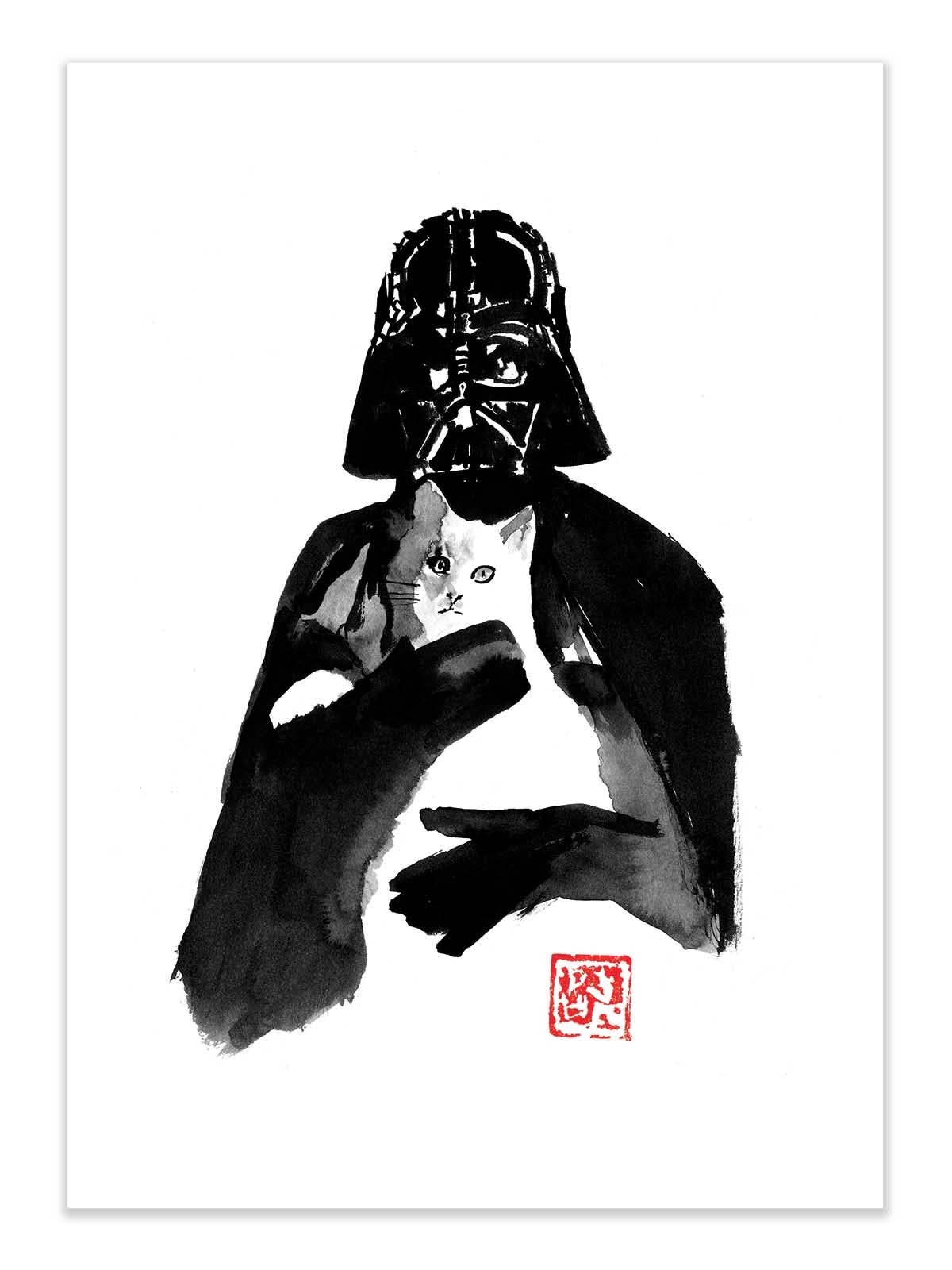 Darth Vader and Cat Plakat