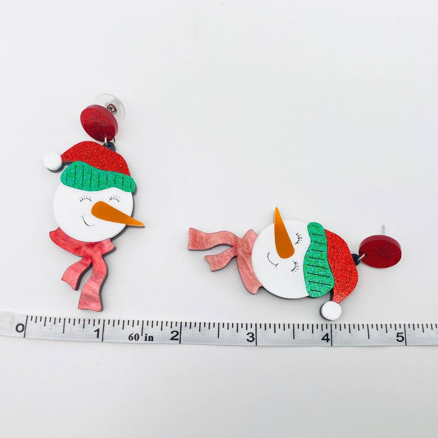 Snowman Earrings