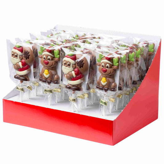 Lollipop Santa Reindeer