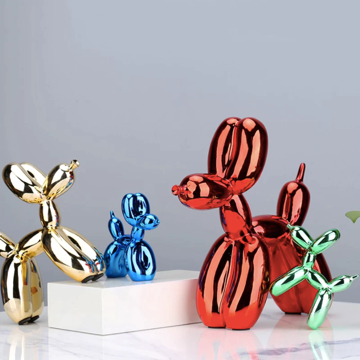 Metallic Balloon Dog