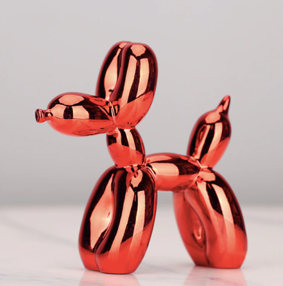 Metallic Balloon Dog