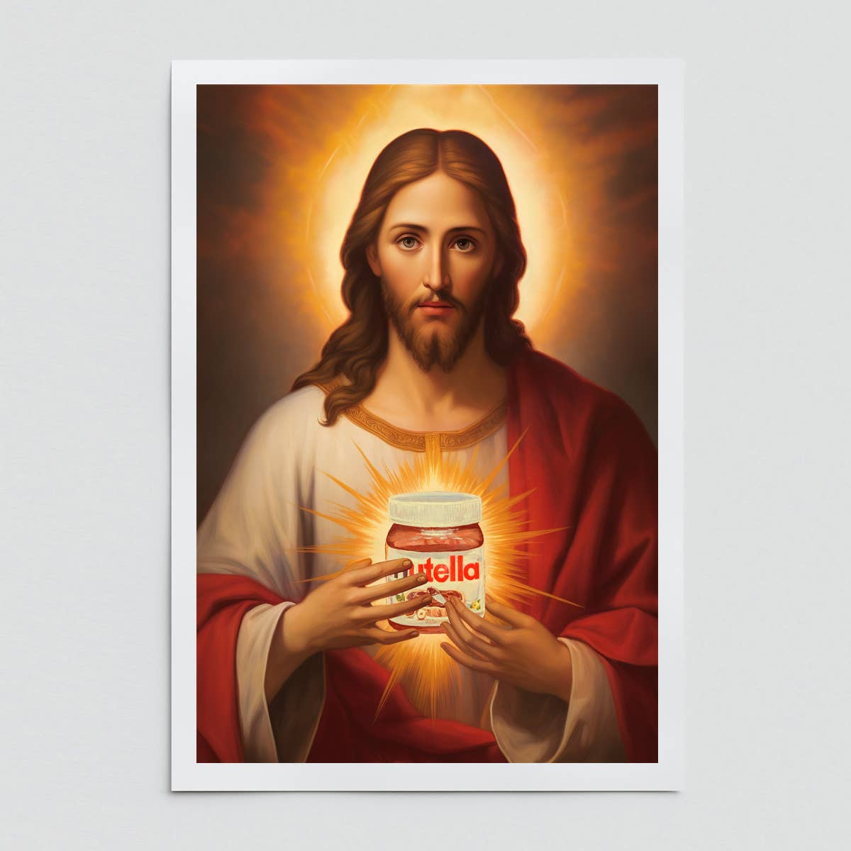 Nutella Jesus Plakat