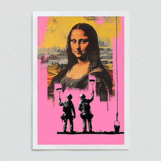 Mona in Pink Plakat