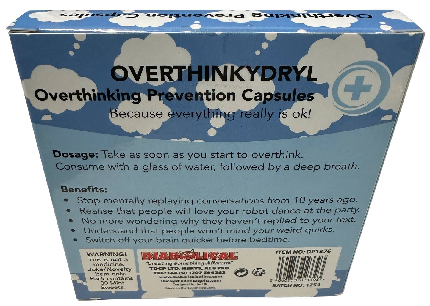 Overthinkydryl Pastiller