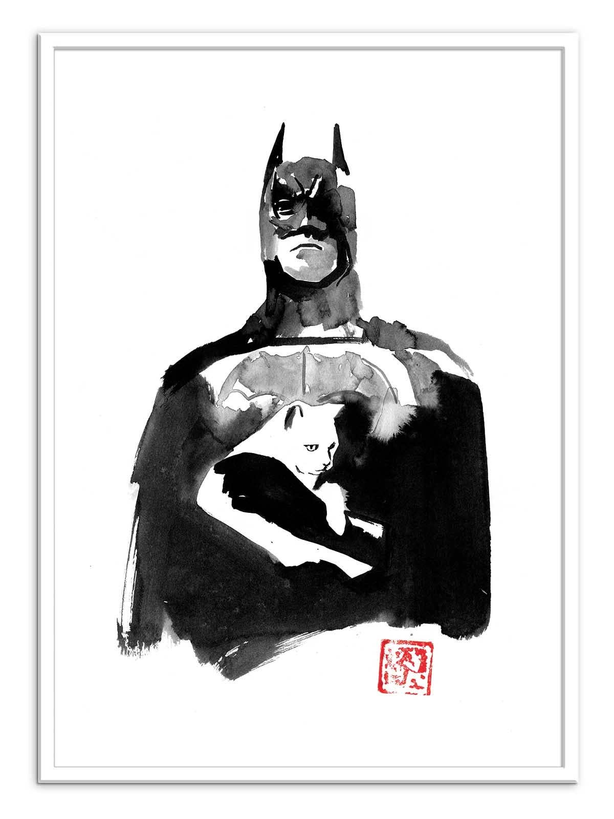 Batman and Cat Plakat