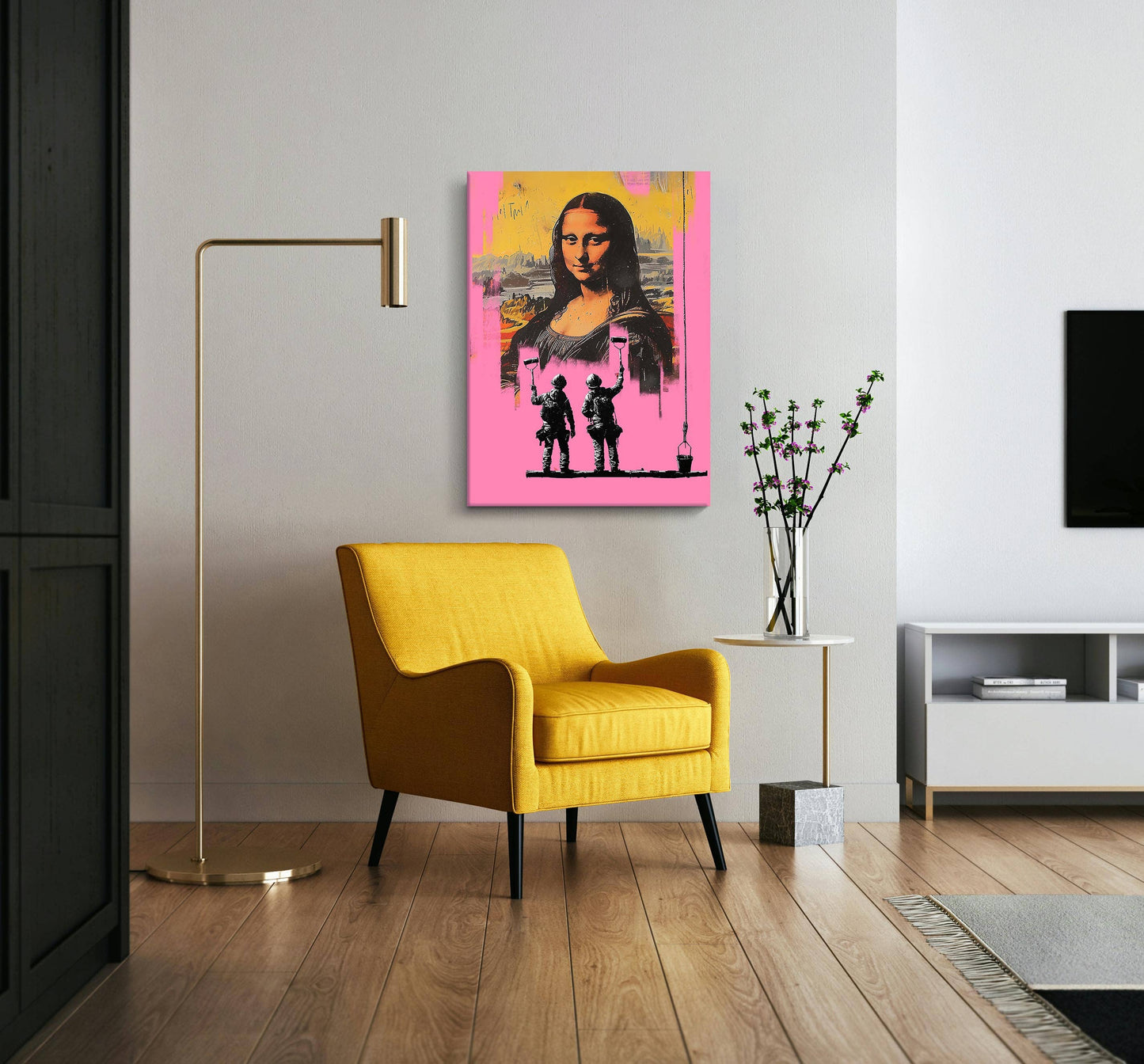 Mona in Pink Plakat