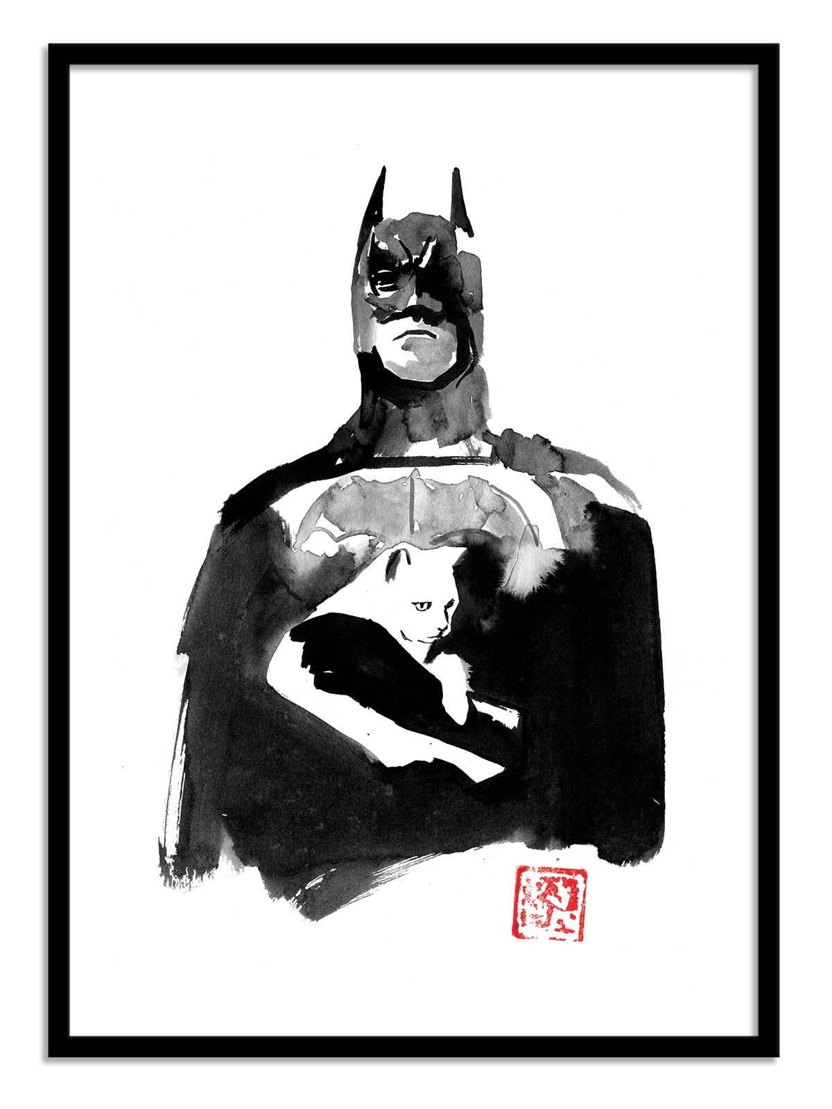 Batman and Cat Plakat