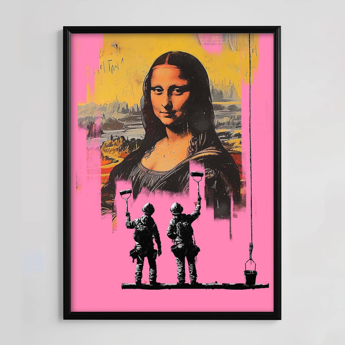 Mona in Pink Plakat