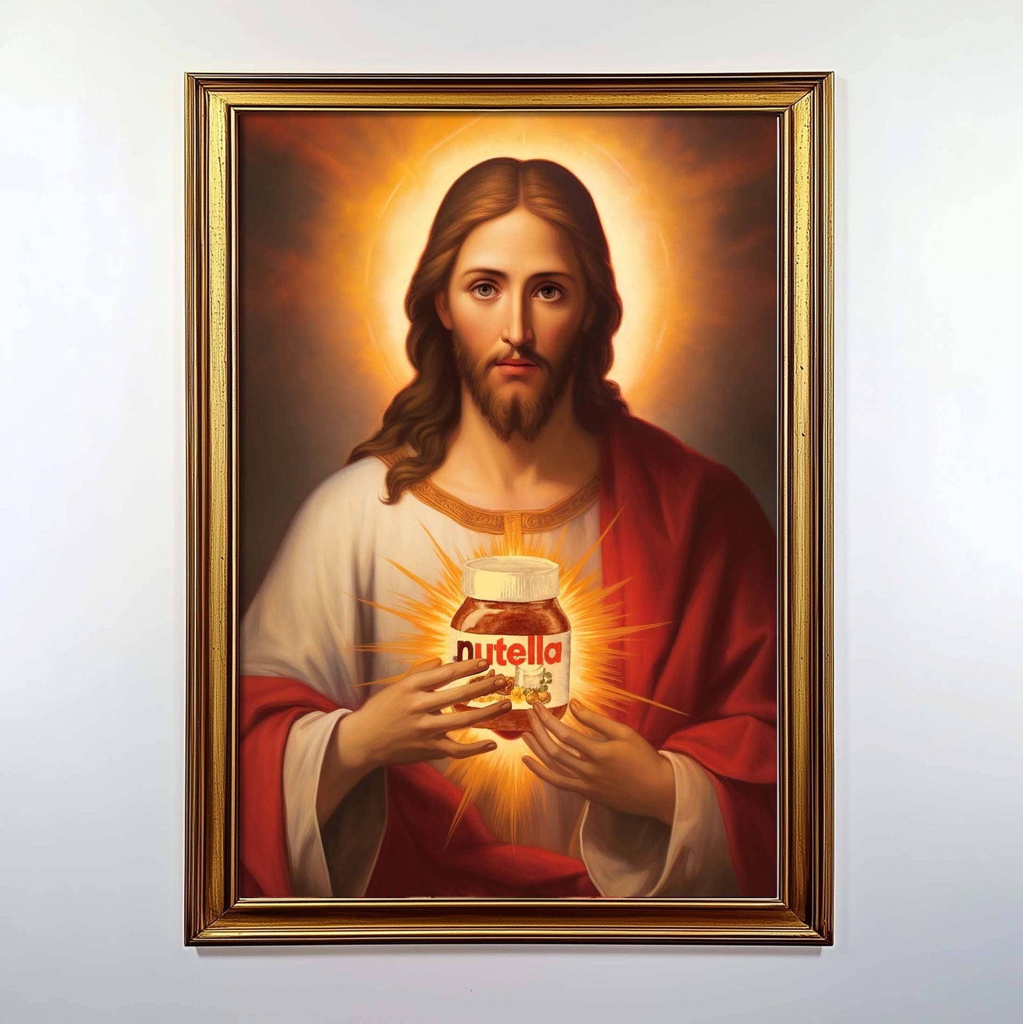 Nutella Jesus Plakat