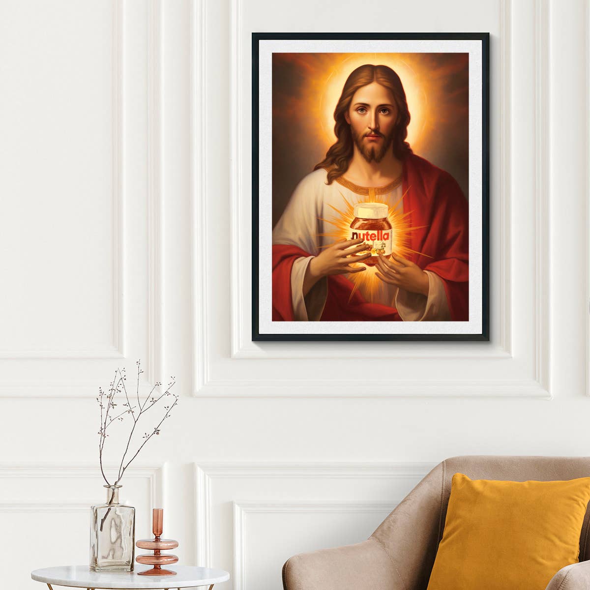 Nutella Jesus Plakat